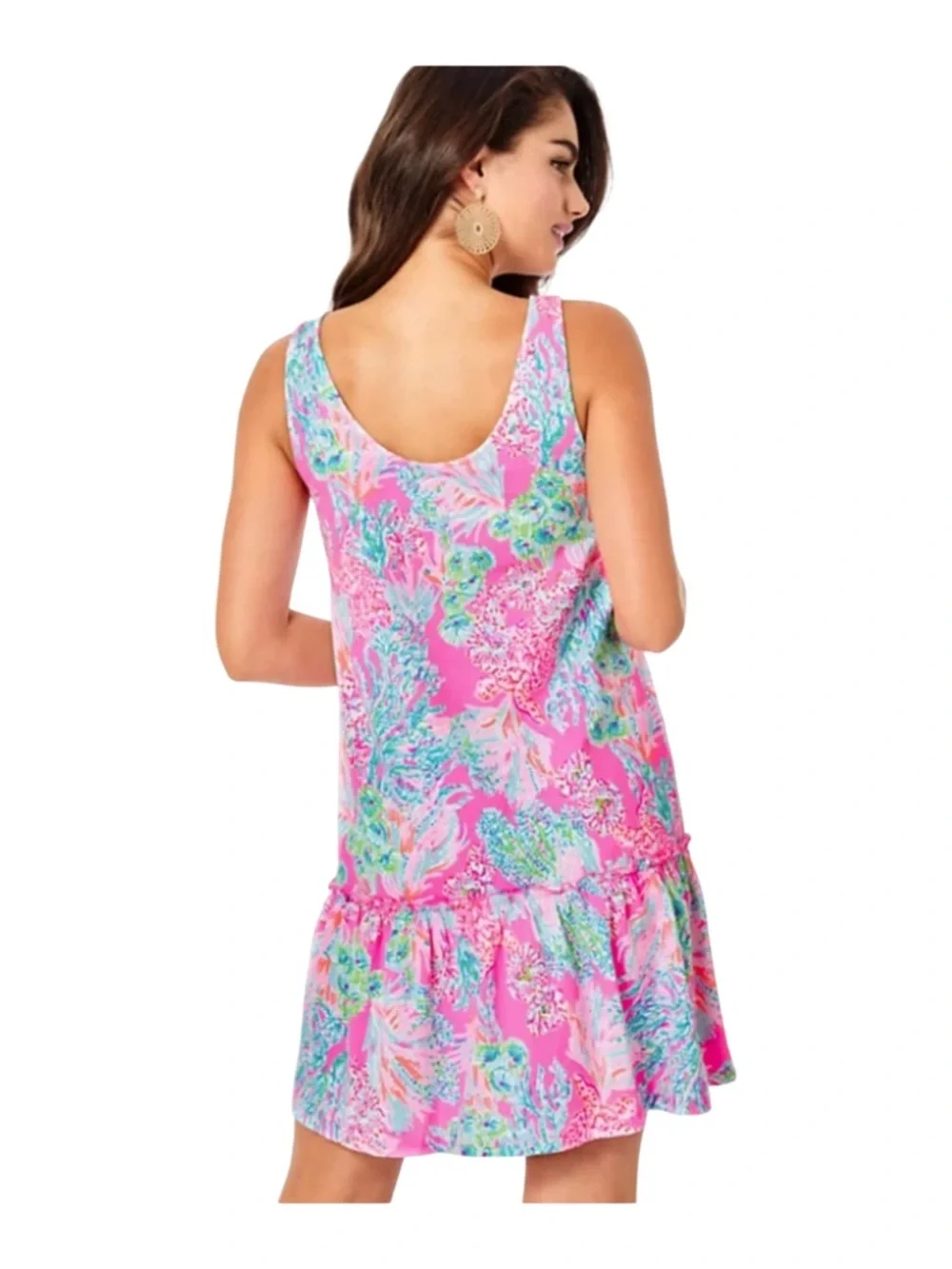 Lilly Pulitzer Skyelar Tank Dress Prosecco Pink Sz S - Picture 5 of 11